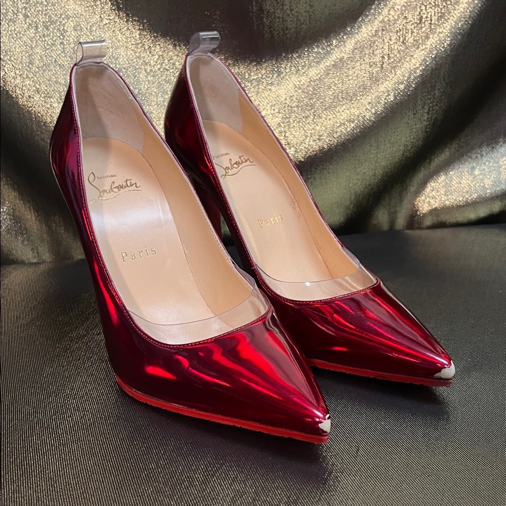 Christian Louboutin Red Stiletto Heels Size 38/8 👠